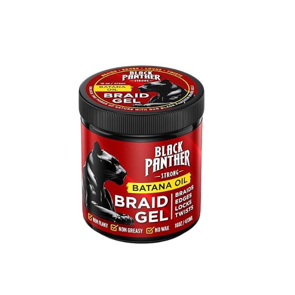 Black Panther Strong Batana Oil Braid Gel