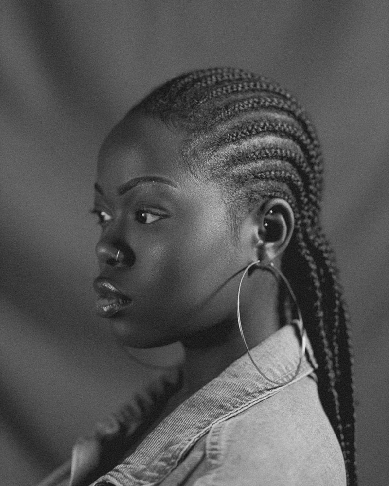 Feed-in cornrows